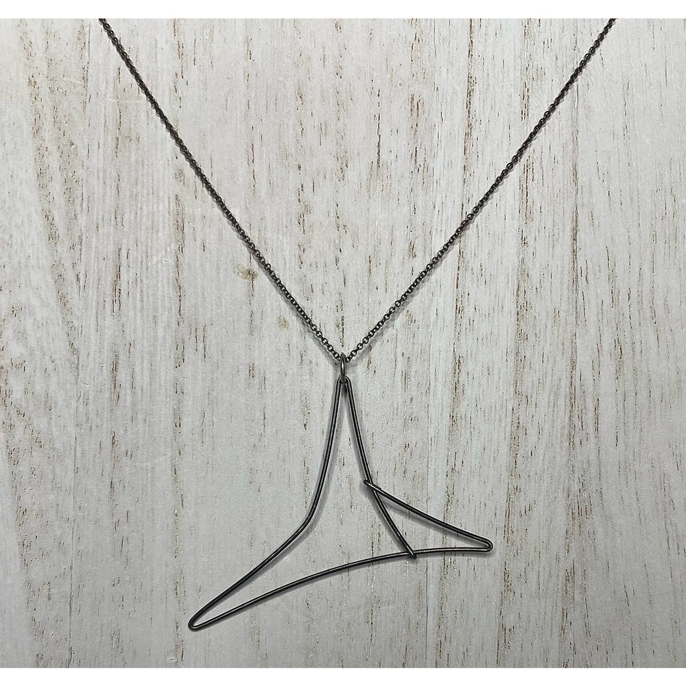 Asymmetrical Sterling Silver Artesian Designed Necklace